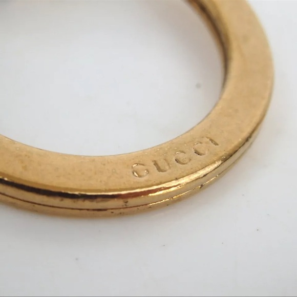 SOLD Authentic GUCCI Heart Interlocking Key Ring - Picture 3 of 3